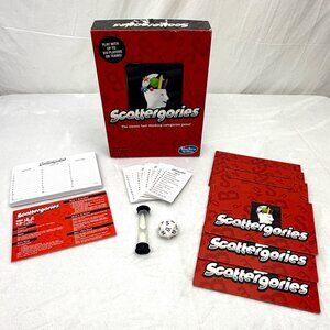 Scattergories Classic Fast Thinking Categories Game 2016 Hasbro 100% Complete